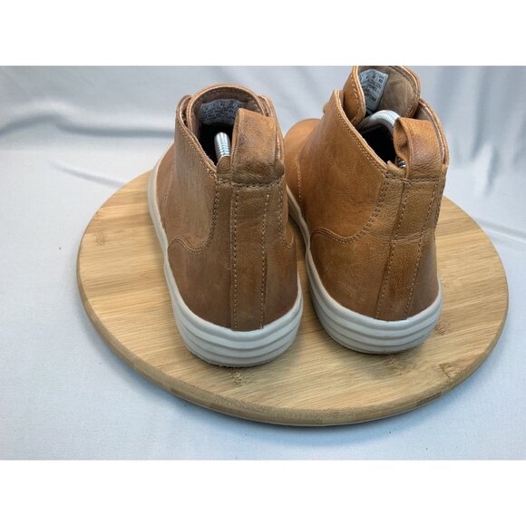 Mark Nason Los Angeles Size 9 Mens Cognac Shogun Leather High Top Sneaker - Picture 4 of 6